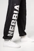 Męskie spodnie dresowe Nebbia  Washed-off Gym Sweatpants Baggy Style GYM BRO 373 Black