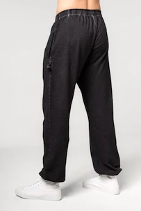 Męskie spodnie dresowe Nebbia  Washed-off Gym Sweatpants Baggy Style GYM BRO 373 Black