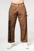 Męskie spodnie dresowe Nebbia  Washed-off Gym Sweatpants Baggy Style GYM BRO 373 Ligth Brown