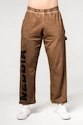 Męskie spodnie dresowe Nebbia  Washed-off Gym Sweatpants Baggy Style GYM BRO 373 Ligth Brown
