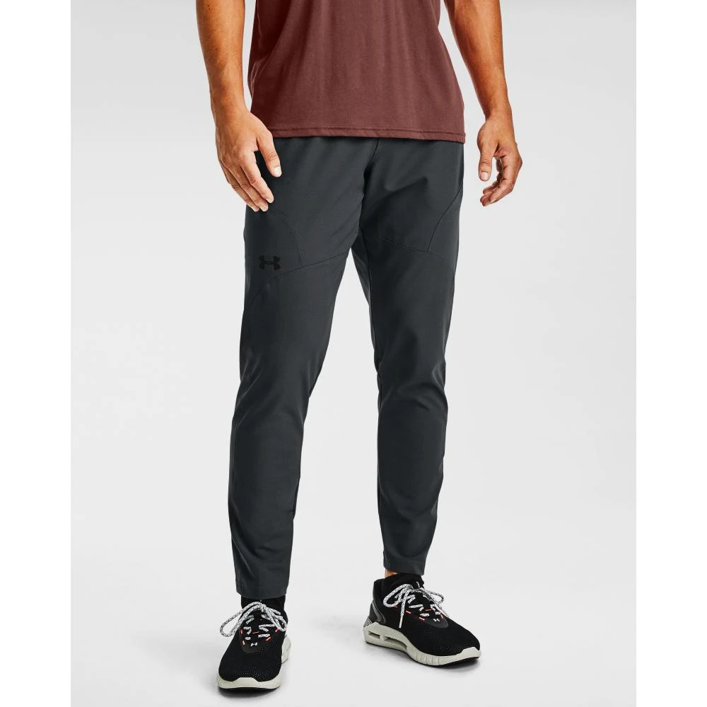 Męskie spodnie dresowe Under Armour  UNSTOPPABLE TAPERED PANTS Grey