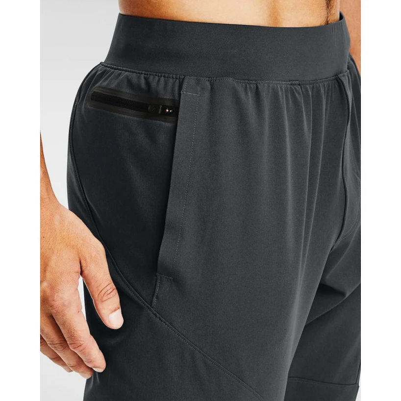 Męskie spodnie dresowe Under Armour  UNSTOPPABLE TAPERED PANTS Grey XXL