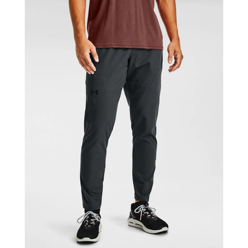 Męskie spodnie dresowe Under Armour  UNSTOPPABLE TAPERED PANTS Grey XXL