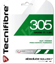 Naciąg do squasha Tecnifibre String 305 Squash Green 1,20 mm