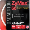 Naciąg rakiety do badmintona Ashaway  ZyMax 66 Fire Power White