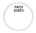 Naciąg rakiety do badmintona Yonex  BG65Ti White