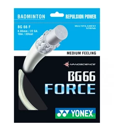 Naciąg rakiety do badmintona Yonex BG66 Force (0.65 mm)