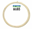 Naciąg rakiety do badmintona Yonex  Micron BG65 White (0.70 mm) - cut (10.0 m)