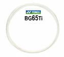 Naciąg rakiety do badmintona Yonex  Micron BG65Ti White (0.70 mm)