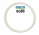 Naciąg rakiety do badmintona Yonex  Micron BG80 White (0.68 mm)