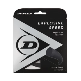 Naciąg tenisowy Dunlop Explosive Speed Black 1.25 Set (12 m)