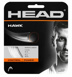 Naciąg tenisowy Head Hawk White 1.25 mm (12 m)