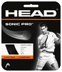 Naciąg tenisowy Head  Sonic Pro 17 Black 1.25 mm (12 m)