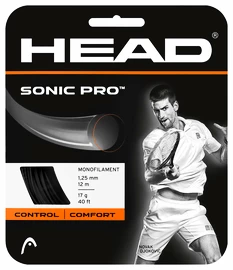 Naciąg tenisowy Head Sonic Pro 17 Black 1.25 mm (12 m)