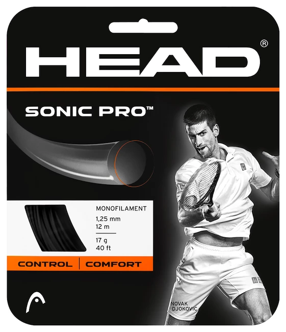 Naciąg tenisowy Head   Sonic Pro Black 1.30 mm (12 m)  1,30 mm