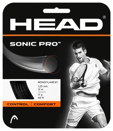 Naciąg tenisowy Head Sonic Pro Black 1.30 mm (12 m)