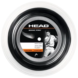 Naciąg tenisowy Head Sonic Pro Black (200 m)