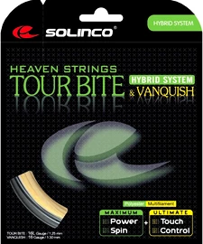 Naciąg tenisowy Solinco Tour Bite + Solinco Vanquish (12 m)