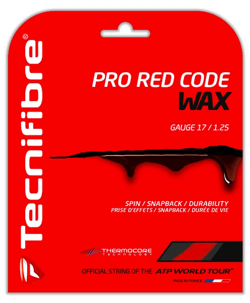 Naciąg tenisowy Tecnifibre  Pro Red Code Wax (12 m)  1,20 mm