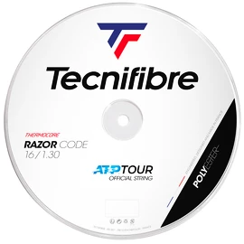 Naciąg tenisowy Tecnifibre Razor Code White (200 m)