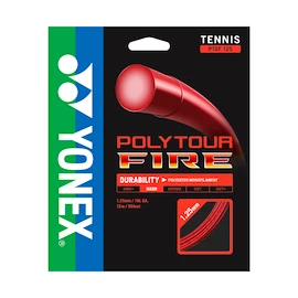 Naciąg tenisowy Yonex Poly Tour Fire Red (12 m)