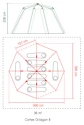 Namiot Coleman  Cortes Octagon 8 Blue