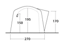 Namiot Outwell  Rosedale 4PA Green