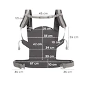 Nosidełko Kinderkraft  Nino Confetti Grey