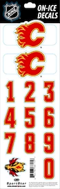 Numery na kasku Sportstape ALL IN ONE HELMET DECALS - CALGARY FLAMES