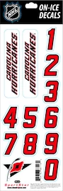 Numery na kasku Sportstape ALL IN ONE HELMET DECALS - CAROLINA HURRICANES