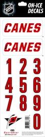 Numery na kasku Sportstape ALL IN ONE HELMET DECALS - CAROLINA HURRICANES