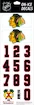 Numery na kasku Sportstape  ALL IN ONE HELMET DECALS - CHICAGO BLACKHAWKS