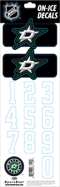 Numery na kasku Sportstape ALL IN ONE HELMET DECALS - DALLAS STARS - DARK HELMET 2010