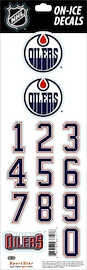 Numery na kasku Sportstape ALL IN ONE HELMET DECALS - EDMONTON OILERS