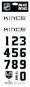 Numery na kasku Sportstape  ALL IN ONE HELMET DECALS - LOS ANGELES KINGS