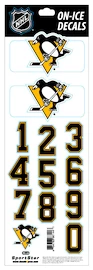 Numery na kasku Sportstape ALL IN ONE HELMET DECALS - PITTSBURGH PENGUINS