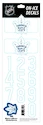 Numery na kasku Sportstape  ALL IN ONE HELMET DECALS - TORONTO MAPLE LEAFS - DARK HELMET