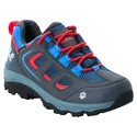 Obuwie dziecięce Jack Wolfskin Vojo Texapore Low Blue / Red