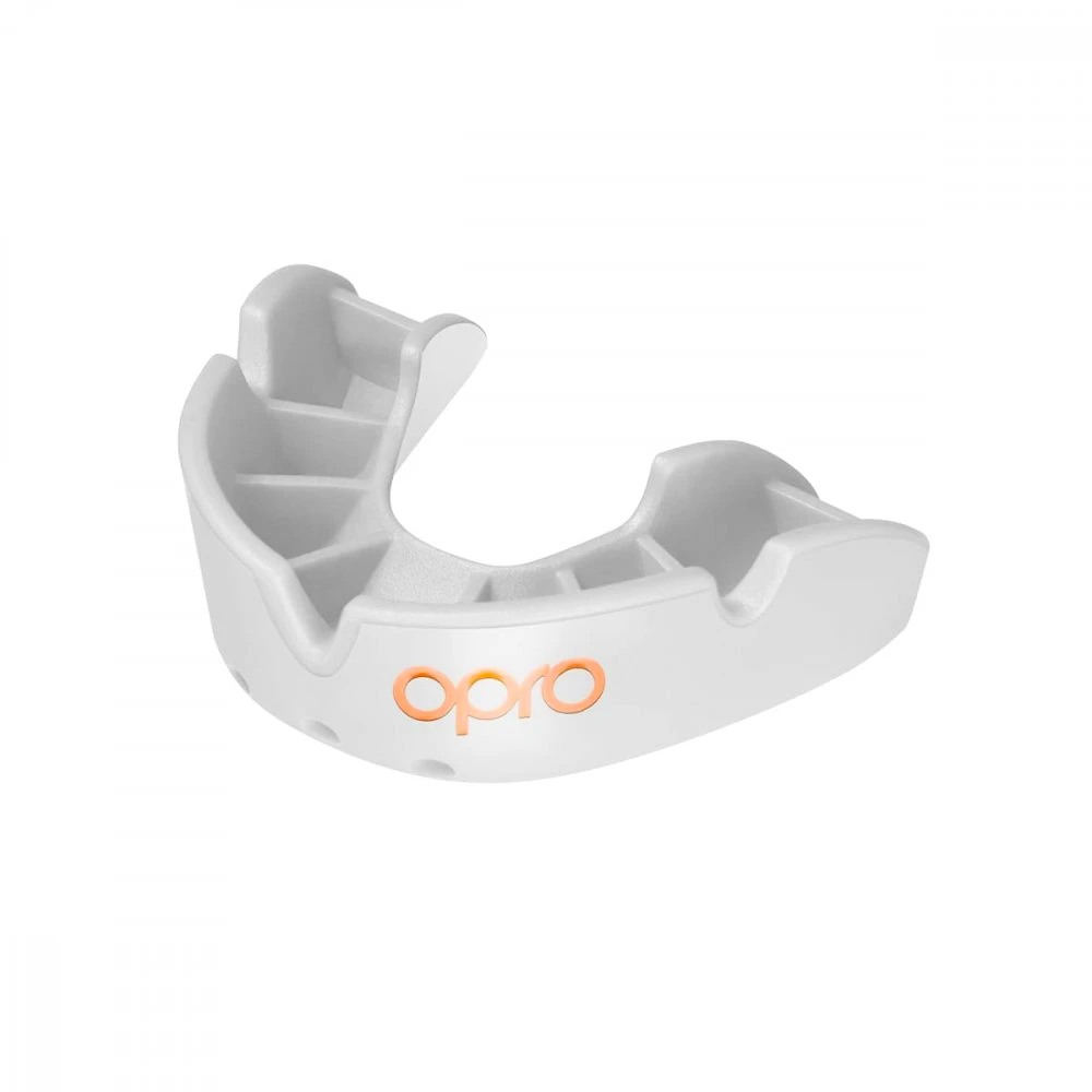 Ochraniacz na zęby Opro  BRONZE White Junior