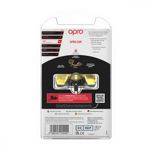 Ochraniacz na zęby Opro  GOLD Black/Gold Senior