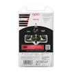 Ochraniacz na zęby Opro  GOLD BRACES Black/Gold Senior
