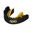 Ochraniacz na zęby Opro  GOLD BRACES Black/Gold Senior