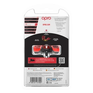 Ochraniacz na zęby Opro  GOLD JAWZ Black/Red/Gold Senior