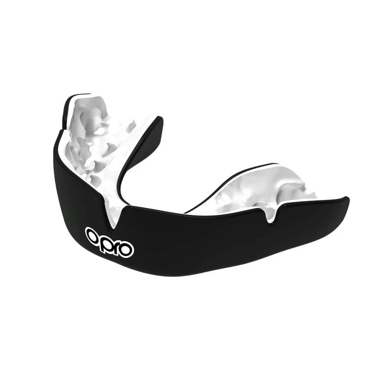 Ochraniacz na zęby Opro  INSTANT CUSTOM FIT SOLIDS Black/White Senior