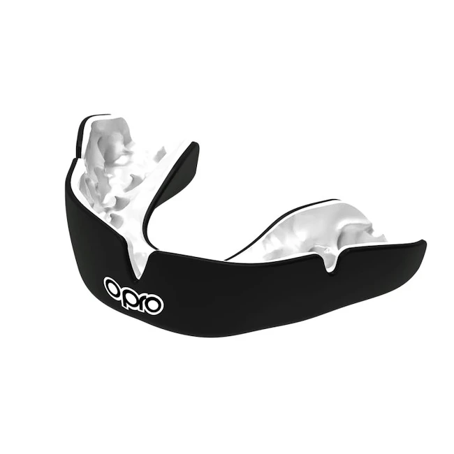 Ochraniacz na zęby Opro  INSTANT CUSTOM FIT SOLIDS Black/White Senior