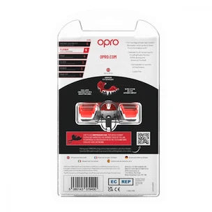 Ochraniacz na zęby Opro  PLATINUM Black/Red/White Senior