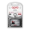 Ochraniacz na zęby Opro  SILVER Black/Red Senior