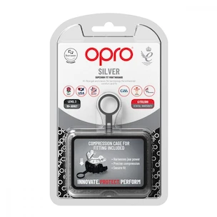 Ochraniacz na zęby Opro  SILVER Clear Senior
