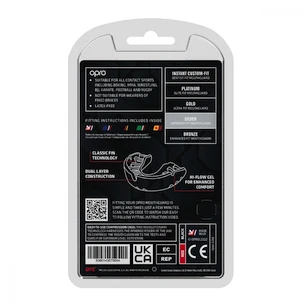 Ochraniacz na zęby Opro  SILVER UFC Red/Black Senior