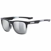 Okulary przeciwsłoneczne Uvex  LGL 42 Black Transparent/Mirror Silver (2916)